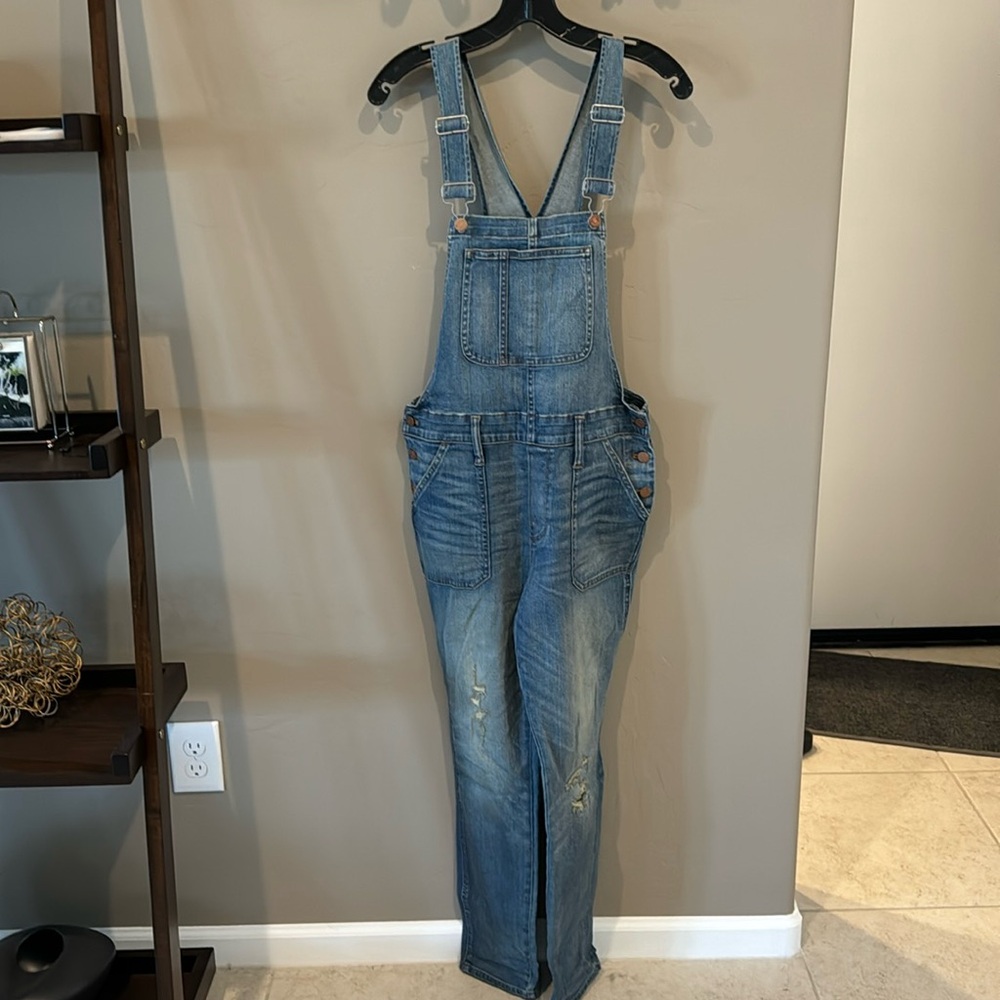 Madewell Skinny Demin overalls